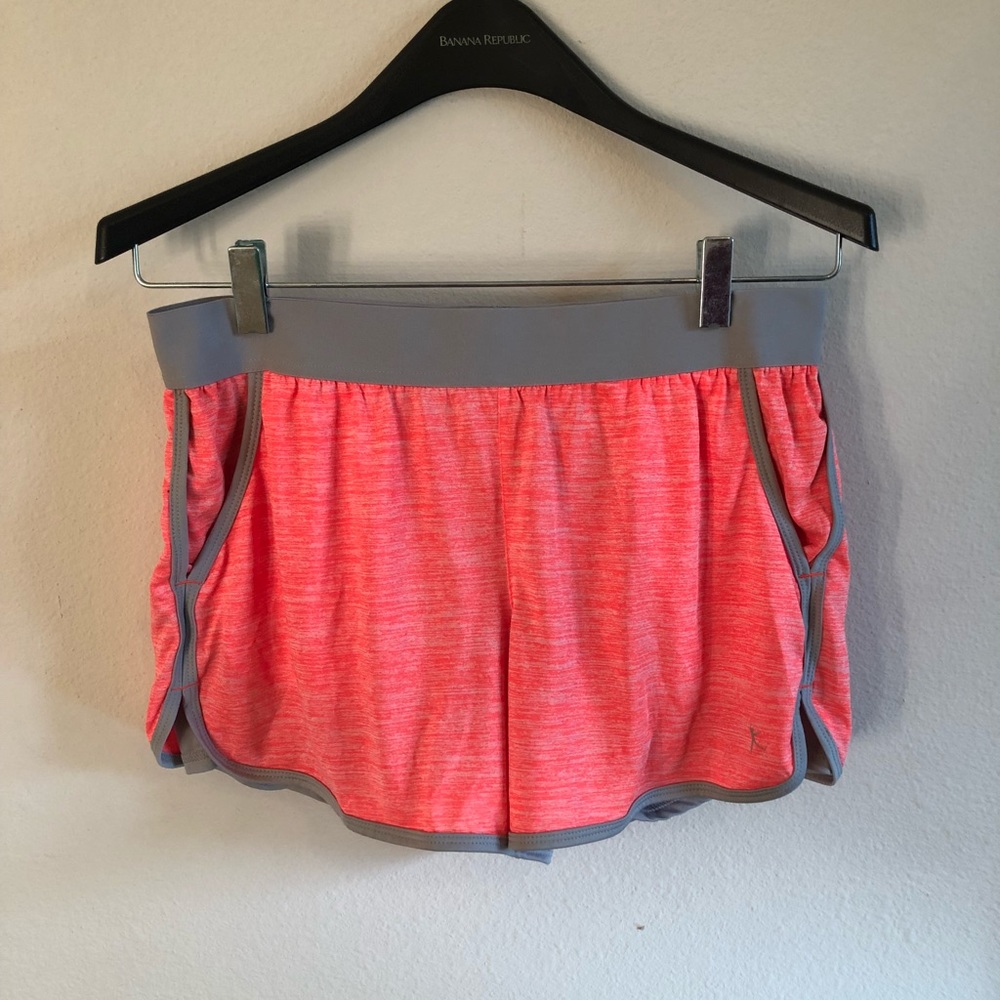 Neon athletic shorts!